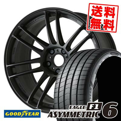 225/40R18 92Y XL グッドイヤー EAGLE F1 ASYMMETRIC 6 WORK EMOTION ZR7 サマータイヤホイール4本セット 【取付対象】