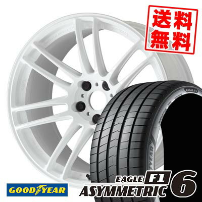 245/45R19 102Y XL グッドイヤー EAGLE F1 ASYMMETRIC 6 WORK EMOTION ZR7 サマータイヤホイール4本セット 【取付対象】