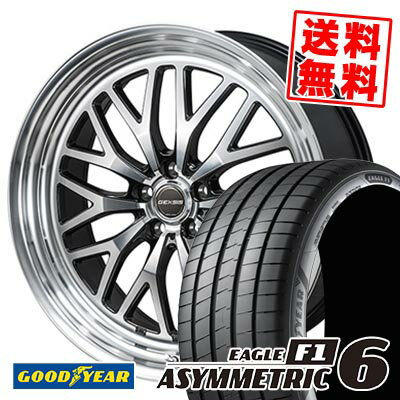245/45R18 100Y XL グッドイヤー EAGLE F1 ASYMMETRIC 6 GEXSIS GM210 サマータイヤホイール4本セット 【取付対象】