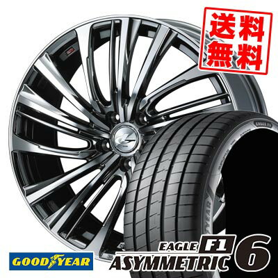 235/45R18 98Y XL グッドイヤー EAGLE F1 ASYMMETRIC 6 LEONIS FR サマータイヤホイール4本セット 【取付対象】