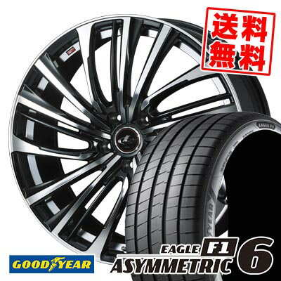 225/40R18 92Y XL グッドイヤー EAGLE F1 ASYMMETRIC 6 LEONIS FR サマータイヤホイール4本セット 【取付対象】
