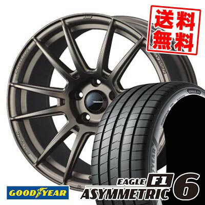 225/45R17 94Y XL グッドイヤー EAGLE F1 ASYMMETRIC 6 WedsSport SA-62R サマータイヤホイール4本セット 【取付対象】