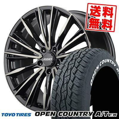 235/60R18 103H トーヨータイヤ OPEN COUNTRY A/T EX RAYS VERSUS CRAFTCOLLECTION VOUGE LIMITED サマータイヤホイール4本セット 【取付対象】