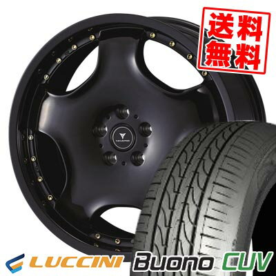 235/55R18 104V ルッチーニ Buono CUV NOVARIS ASSETE D1 サマータイヤホイール4本セット 