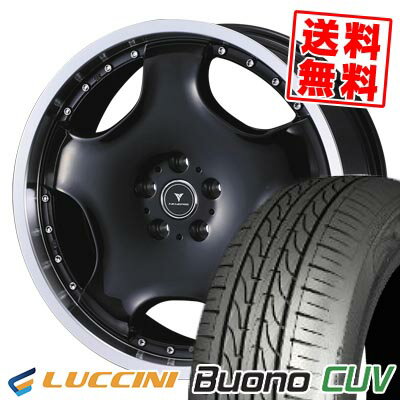 235/55R18 104V ルッチーニ Buono CUV NOVARIS ASSETE D1 サマータイヤホイール4本セット 