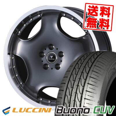 235/55R18 104V ルッチーニ Buono CUV NOVARIS ASSETE D1 サマータイヤホイール4本セット 