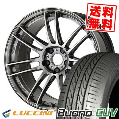 235/55R18 104V ルッチーニ Buono CUV WORK EMOTION ZR7 サマータイヤホイール4本セット 