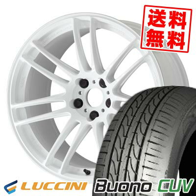 235/55R18 104V ルッチーニ Buono CUV WORK EMOTION ZR7 サマータイヤホイール4本セット 