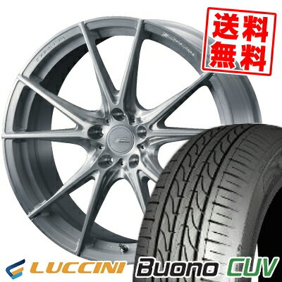 235/55R18 104V ルッチーニ Buono CUV WEDS F ZERO FZ-2 サマータイヤホイール4本セット 【取付対象】