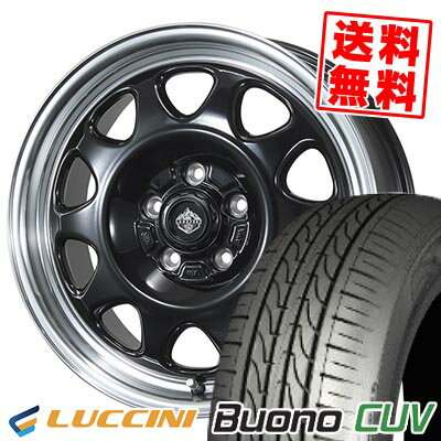 215/70R16 100H LUCCINI ルッチーニ Buono CUV LANDFOOT SWZ ランドフット SWZ サマータイヤホイール4本セット 【取付対象】