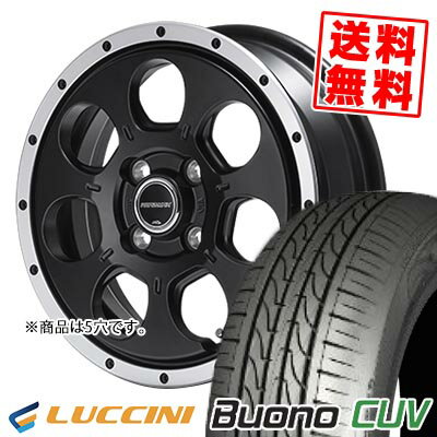 215/65R16 102V ルッチーニ Buono CUV ROADMAX W0-7 サマータイヤホイール4本セット 【取付対象】