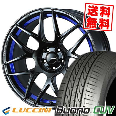 235/60R18 107V XL LUCCINI ルッチーニ Buono CUV WedsSport SA-27R ウェッズスポーツ SA-27R サマータイヤホイール4本セット 【取付対象】