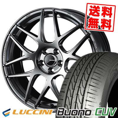 215/60R17 96H LUCCINI ルッチーニ Buono CUV WedsSport SA-27R ウェッズスポーツ SA-27R サマータイヤホイール4本セット 【取付対象】