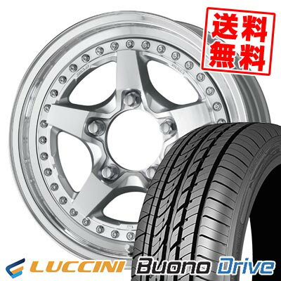 205/60R16 96H XL ルッチーニ Buono Drive WORK CRAG GALVATRE2 サマータイヤホイール4本セット 【取付対象】