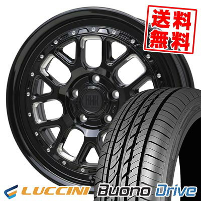 205/60R16 96H XL ルッチーニ Buono Drive BARKLEY HARDROCK HURON サマータイヤホイール4本セット 【取付対象】