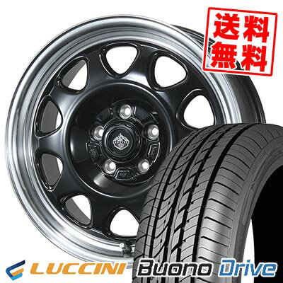 205/55R16 91V LUCCINI ルッチーニ Buono Drive LANDFOOT SWZ ランドフット SWZ サマータイヤホイール4本セット 【取付対象】