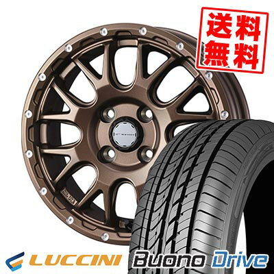 185/65R14 86H ルッチーニ Buono Drive MUDVANCE 08 サマータイヤホイール4本セット 【取付対象】