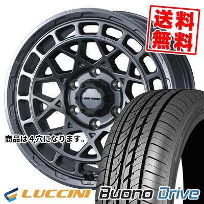 155/65R14 75H ルッチーニ Buono Drive MUDVANCE X Type M サマータイヤホイール4本セット 【取付対象】