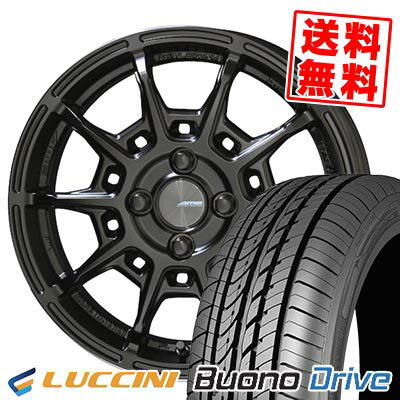 185/55R15 82V LUCCINI ルッチーニ Buono Drive GALERNA REFINO ガレルナ レフィーノ サマータイヤホイール4本セット 【取付対象】