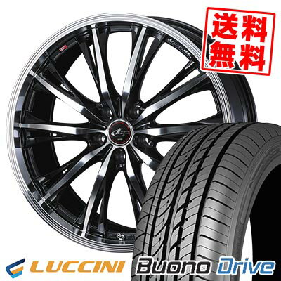 215/60R16 99H XL ルッチーニ Buono Drive WEDS LEONIS RT サマータイヤホイール4本セット 【取付対象】