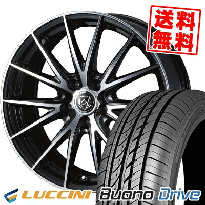 215/60R16 99H XL ルッチーニ Buono Drive WEDS RIZLEY VS サマータイヤホイール4本セット 【取付対象】