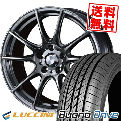 205/55R16 91V ルッチーニ Buono Drive WedsSport SA-25R サマータイヤホイール4本セット 【取付対象】