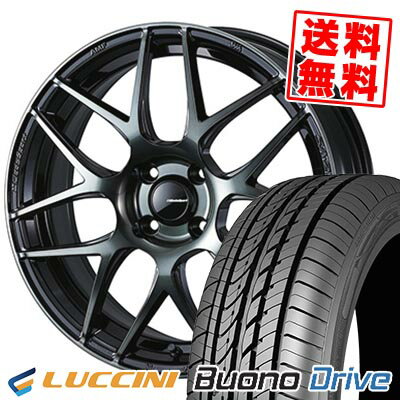 195/60R15 88V LUCCINI ルッチーニ Buono Drive WedsSport SA-27R ウェッズスポーツ SA-27R サマータイヤホイール4本セット 【取付対象】