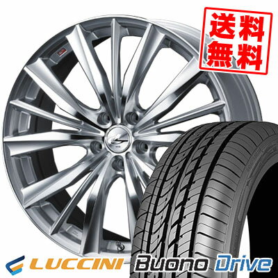 205/55R16 91V ルッチーニ Buono Drive weds LEONIS VX サマータイヤホイール4本セット 【取付対象】