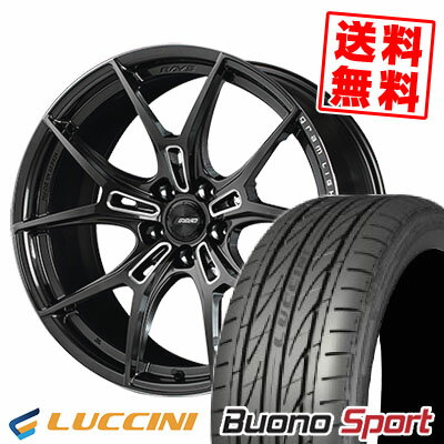 215/45R18 93W XL ルッチーニ Buono Sport RAYS GRAMLIGHTS 57FXZ サマータイヤホイール4本セット 【取付対象】