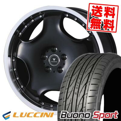 225/40R18 92W XL ルッチーニ Buono Sport NOVARIS ASSETE D1 サマータイヤホイール4本セット 【取付対象】