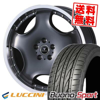 215/40R18 89W XL ルッチーニ Buono Sport NOVARIS ASSETE D1 サマータイヤホイール4本セット 【取付対象】