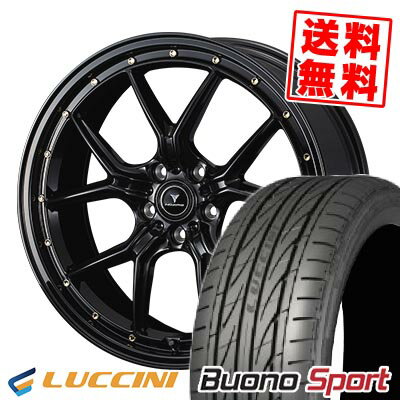 215/40R18 89W XL ルッチーニ Buono Sport NOVARIS ASSETE S1 サマータイヤホイール4本セット 【取付対象】