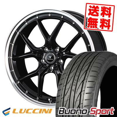 225/45R18 95W XL ルッチーニ Buono Sport NOVARIS ASSETE S1 サマータイヤホイール4本セット 【取付対象】