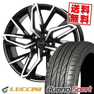 225/40R18 92W XL ルッチーニ Buono Sport Chronus CH-112 サマータイヤホイール4本セット 【取付対象】