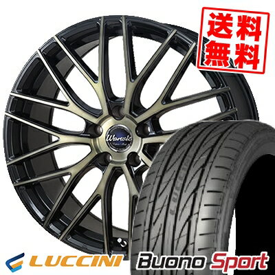 225/45R17 94V XL ルッチーニ Buono Sport Warwic Empress Mesh サマータイヤホイール4本セット 【取付対象】