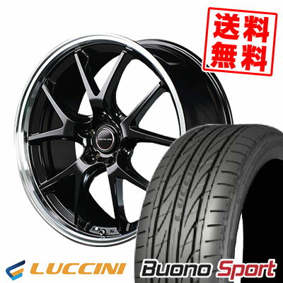 215/40R18 89W XL ルッチーニ Buono Sport VERTEC ONE EXE5 サマータイヤホイール4本セット 【取付対象】