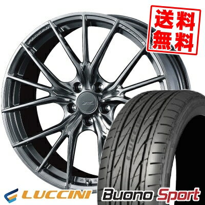 215/40R18 89W XL ルッチーニ Buono Sport WEDS F ZERO FZ-1 サマータイヤホイール4本セット 【取付対象】