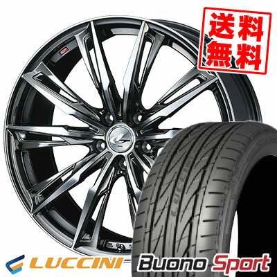 225/35R20 93Y XL ルッチーニ Buono Sport WEDS LEONIS GX サマータイヤホイール4本セット 【取付対象】