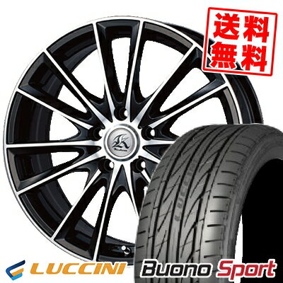 215/40R18 89W XL ルッチーニ Buono Sport Kashina FV7 サマータイヤホイール4本セット 【取付対象】