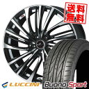 225/30R20 85Y XL ルッチーニ Buono Sport LEONIS FR サマータイヤホイール4本セット 【取付対象】