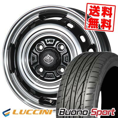 165/55R15 75V LUCCINI ルッチーニ Buono Sport LANDFOOT XFG ランドフット XFG サマータイヤホイール4本セット 【取付対象】