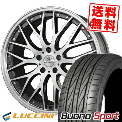 215/40R18 89W XL ルッチーニ Buono Sport BADX LOXARNY MULTIFORCHETTA サマータイヤホイール4本セット 【取付対象】