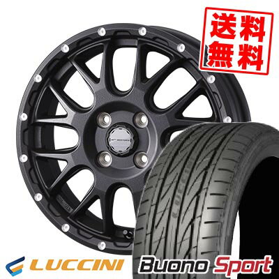 165/50R15 72V ルッチーニ Buono Sport MUDVANCE 08 サマータイヤホイール4本セット 【取付対象】