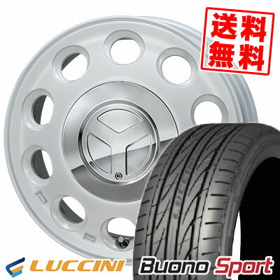 165/55R15 75V ルッチーニ Buono Sport PIEDINO サマータイヤホイール4本セット 【取付対象】