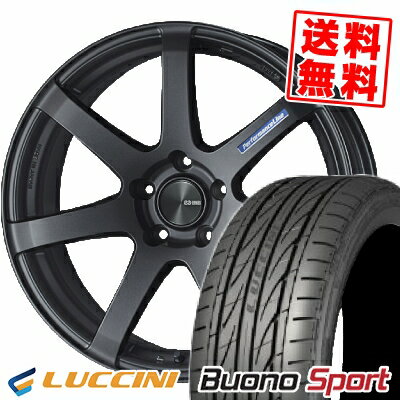 225/40R19 93Y XL ルッチーニ Buono Sport ENKEI PerformanceLine PF-07 サマータイヤホイール4本セット 【取付対象】