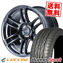 225/55R17 101W XL LUCCINI ルッチーニ Buono Sport RMP RACING R26 RMPレーシング R26 サマータイヤホイール4本セット 