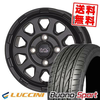 165/50R15 72V ルッチーニ Buono Sport MAD CROSS RANGER サマータイヤホイール4本セット 【取付対象】