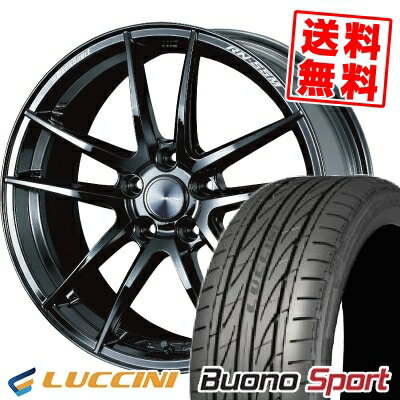 225/40R19 93Y XL ルッチーニ Buono Sport WedsSport RN-55M サマータイヤホイール4本セット 【取付対象】