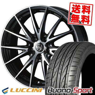 215/40R18 89W XL ルッチーニ Buono Sport WEDS RIZLEY VS サマータイヤホイール4本セット 【取付対象】