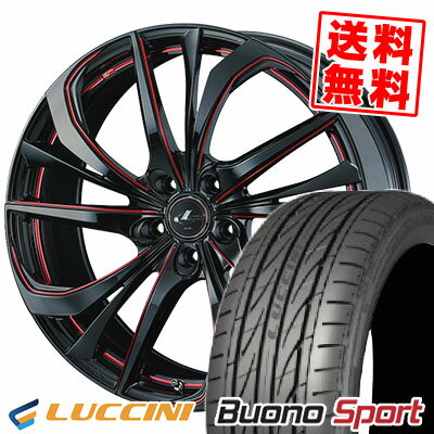 225/35R20 93Y XL ルッチーニ Buono Sport weds LEONIS TE サマータイヤホイール4本セット 【取付対象】